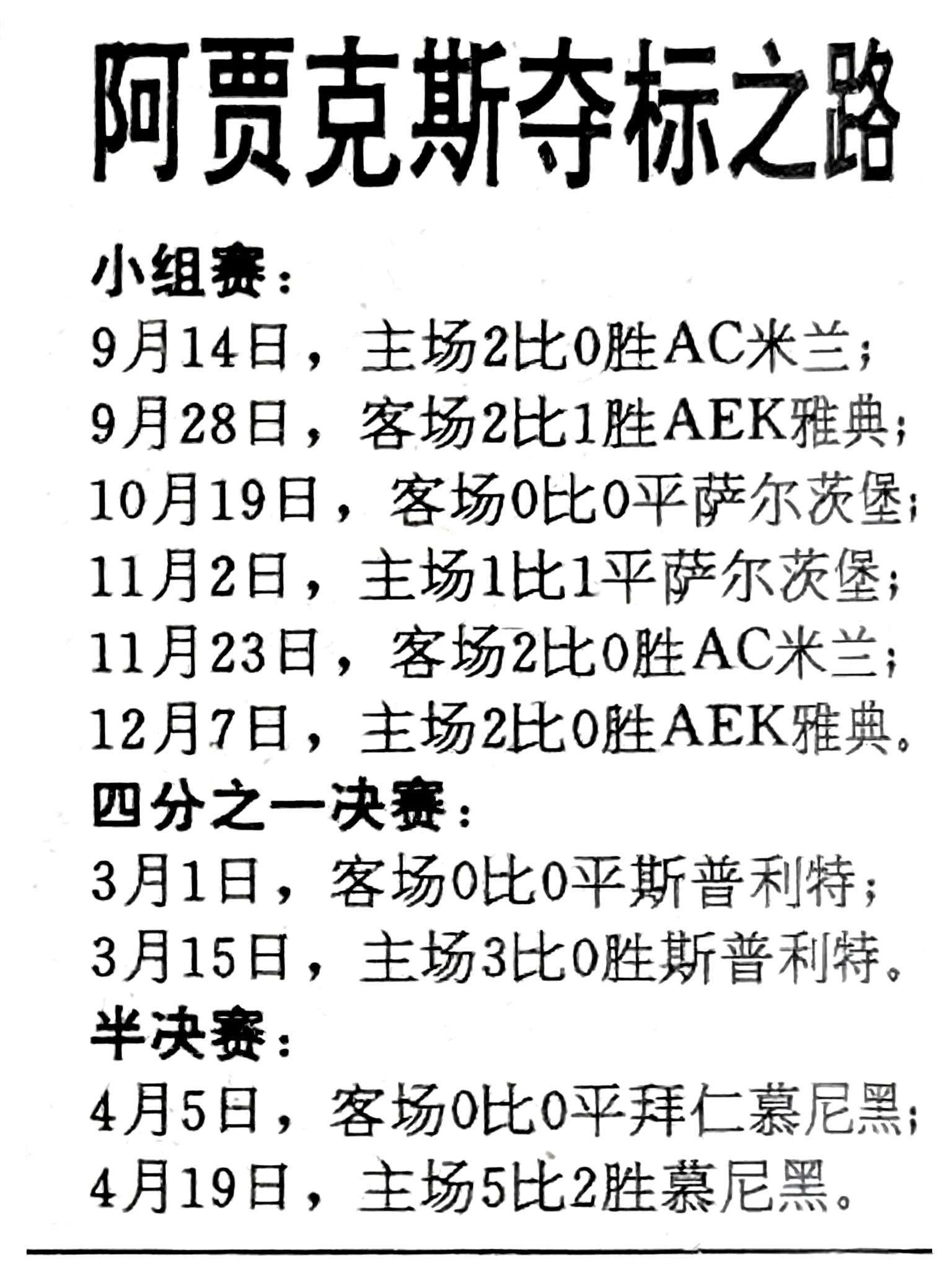 阿贾克斯主场逆转胜利赛欧冠晋级 阿贾克斯主场逆转胜利赛欧冠晋级